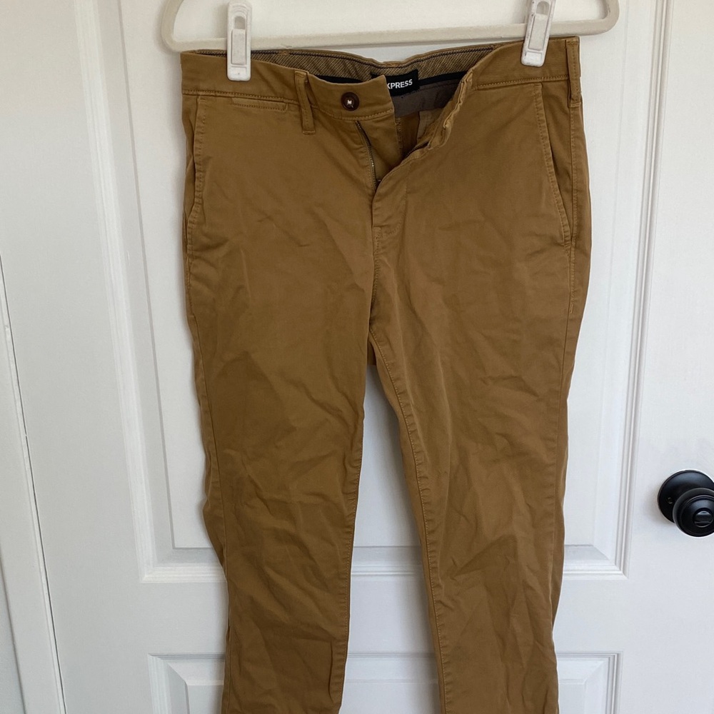 Express Men’s Chinos in Tan